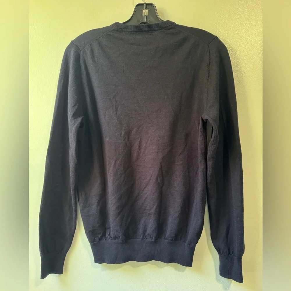 Suitsupply Crew Neck Navy Knit Sweater